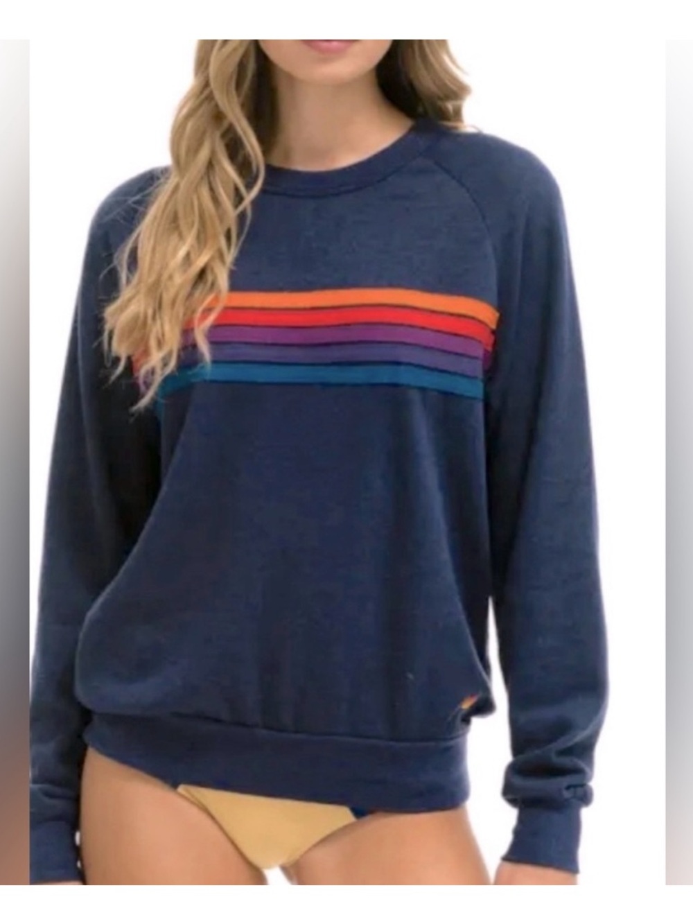 Aviator Nation 5 Stripe Sweatshirt